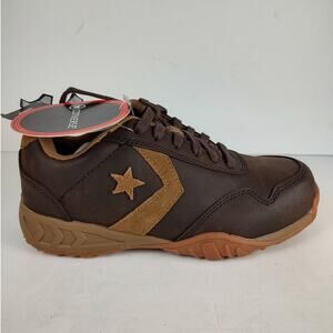 Vintage Converse Brown Low Profile work shoes sneakers womens 6 Deadstock